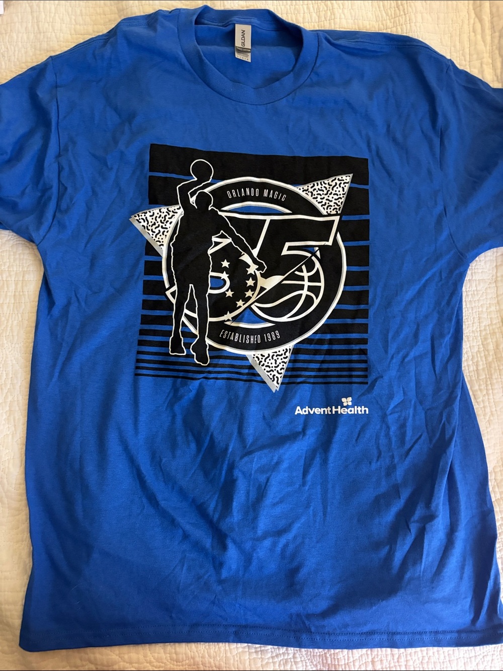 Orlando Magic Blue Graphic Tee - AdventHealth